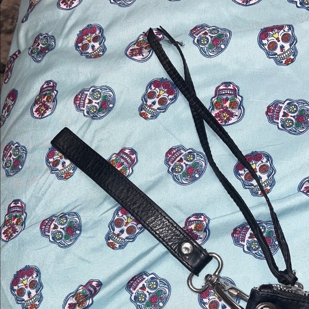 Latico Black Leather Wristlet - Picture 3 of 8